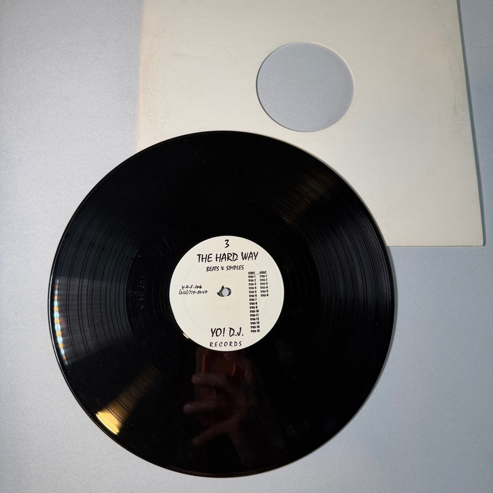 Yo! D.J. Records Vinyl The Hard Way Beats & Simples 12 YDJ 106 DJ Tools Hip Hop‎